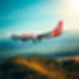 Airplane taking off