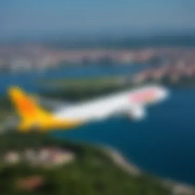 Overview of booking options on Pegasus Airlines site