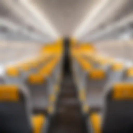 Interior view of a Pegasus Airlines cabin showcasing seating arrangements