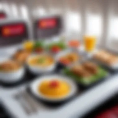 Meal Service on Pegasus Airlines Flight