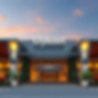 Modern Architectural Design of Phuket Airport Phuket Airport entrance showcasing modern architecture