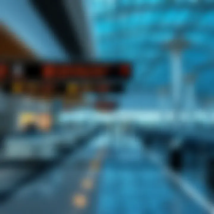 Layout of Phuket Airport terminal