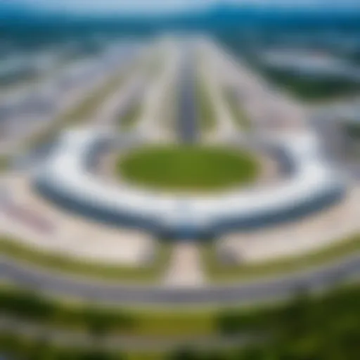 Aerial view of Phuket International Airport