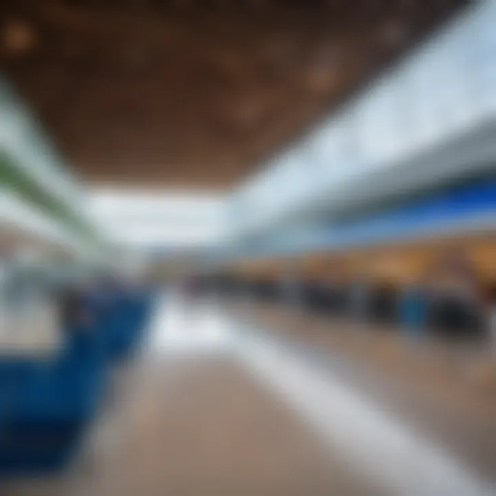 Interior terminal of Phuket International Airport