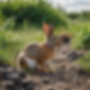 Wildlife Thriving on Rabbit Island Wildlife thriving on Rabbit Island, representing its ecological significance