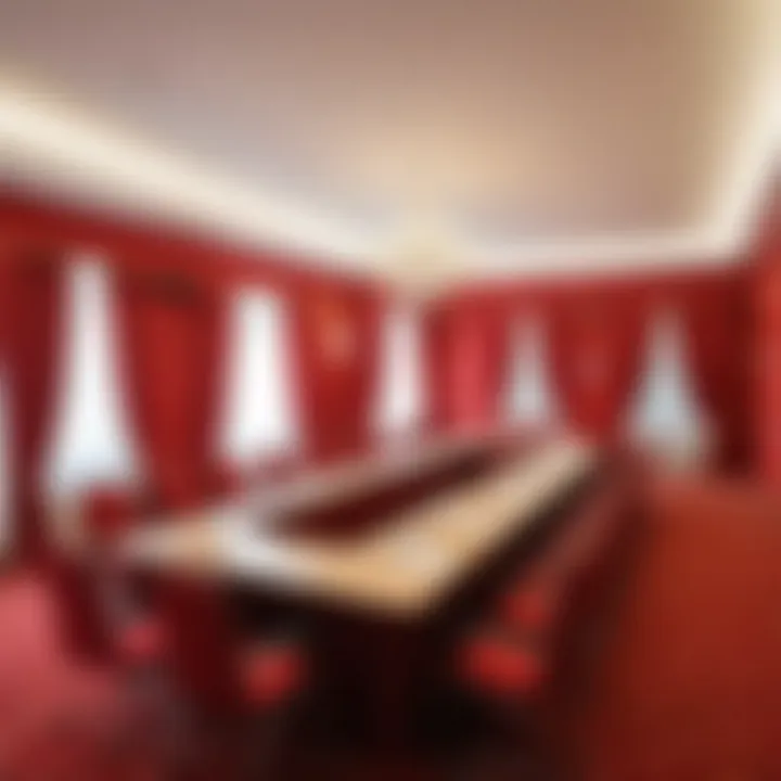 Well-equipped conference room at Red Star Hotel suitable for events.