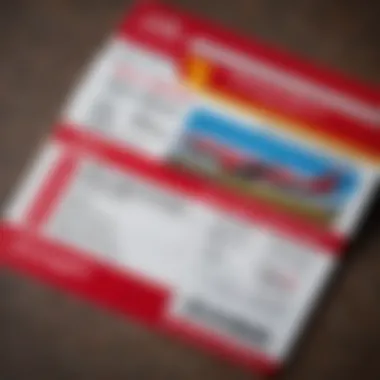 Red Wings Flight Boarding Pass Boarding pass for Red Wings flight