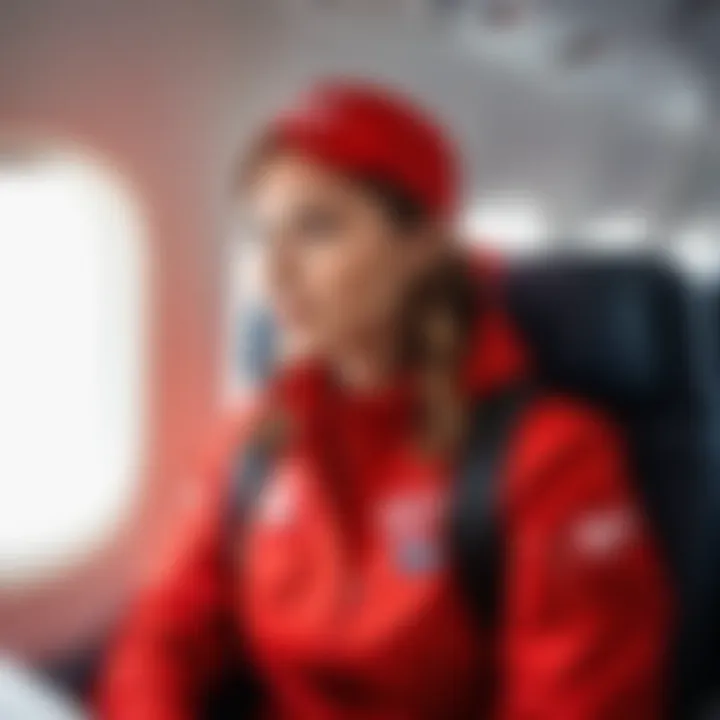 In-flight experience with Red Wings services