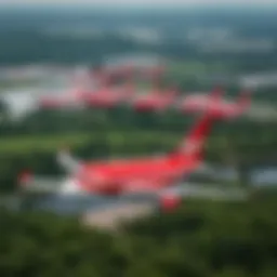 Overview of Red Wings Aviation fleet