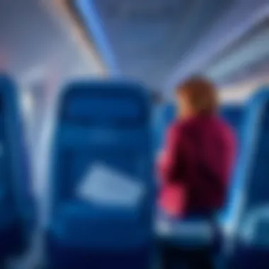 Selecting a seat on the Azur Air flight
