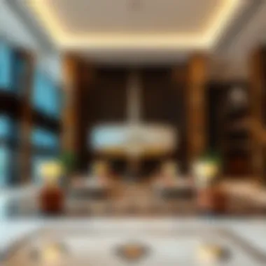 Exquisite Lobby of Rixos Hotel Luxurious Rixos hotel lobby showcasing exquisite interiors