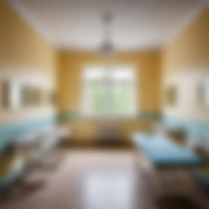 Interior view of a treatment room at Ruzhansky Sanatorium