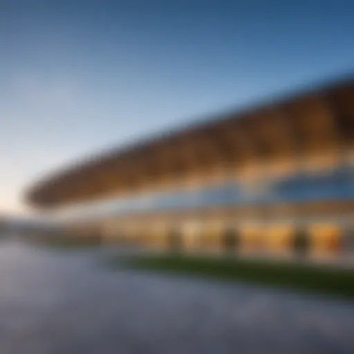 Exterior view of Sabiha Gokcen Airport showcasing modern architecture