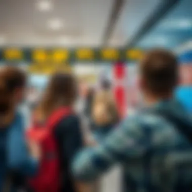 Utilizing Online Services at Sabiha Gokcen Airport Travelers utilizing online flight information services