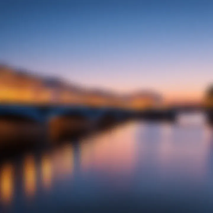 Cityscape of Saint Petersburg with Kantemirovsky Bridge