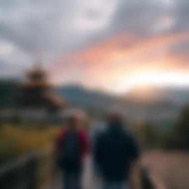 Visitors Enjoying the Shambhala Attraction Visitors enjoying the Shambhala attraction