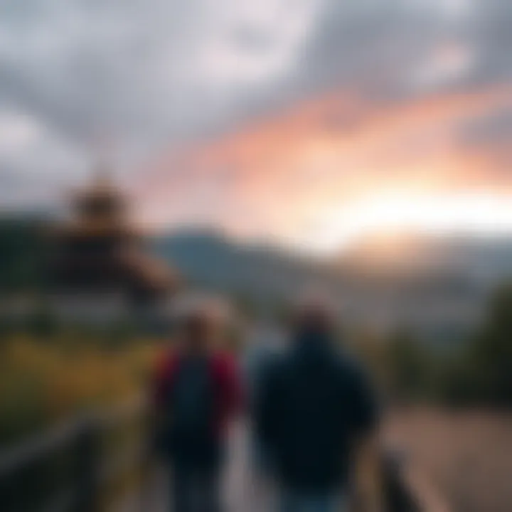 Visitors Enjoying the Shambhala Attraction Visitors enjoying the Shambhala attraction