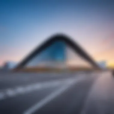 Exterior view of Sheremetyevo Airport showcasing modern architecture