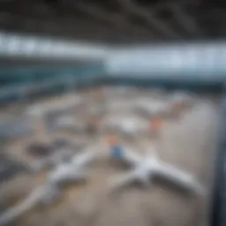 Terminal overview at Sheremetyevo Airport