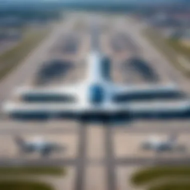 Aerial view of Sheremetyevo International Airport