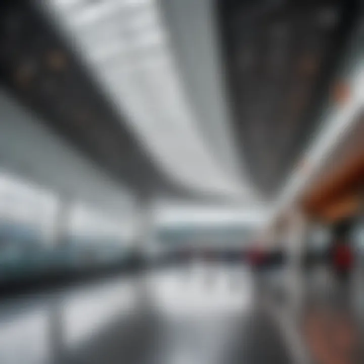 View of Terminal C at Sheremetyevo Airport showcasing its modern architecture