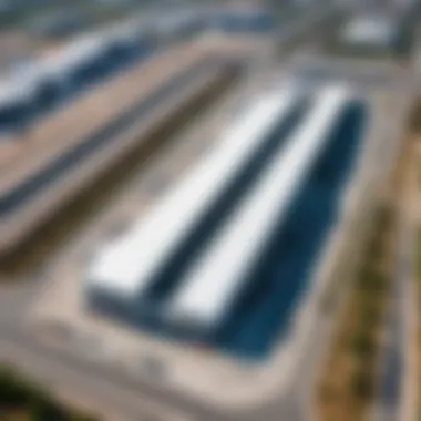 Aerial view of Sip Terminal in Antalya showcasing its modern architecture