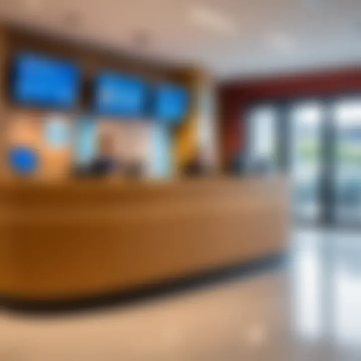 Information desk at Sip Terminal providing services to travelers