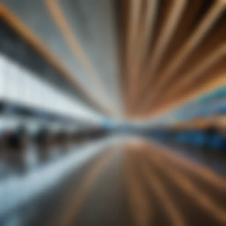 Interior of a modern terminal at Sheremetyevo