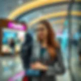 Luxury shopping experience in Dubai airport