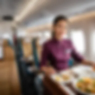 Cultural connection with Thai hospitality in flight service