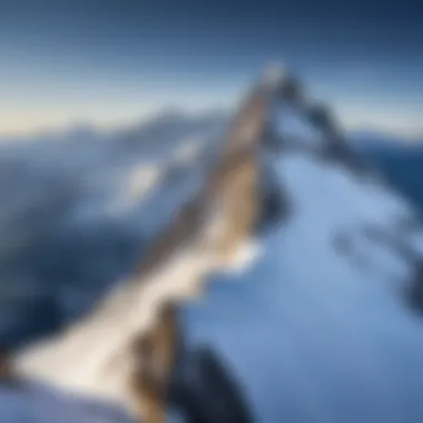 Majestic Peaks of the French Alps Panoramic view of the French Alps showcasing majestic mountain peaks