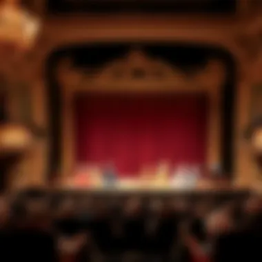 Classic Performance Scene in Vienna A captivating scene from a classic performance on stage, highlighting theatrical artistry