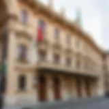 The majestic facade of Vienna's historic theater showcasing intricate architectural details