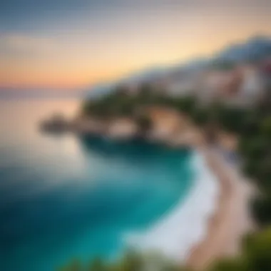 A vibrant view of Antalya's coastline