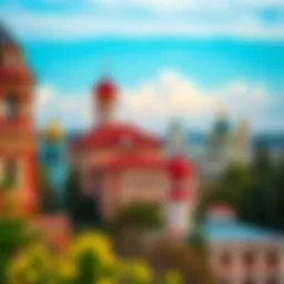 Scenic view of Perm with its rich architecture