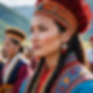 Traditional cultural festival in Altai