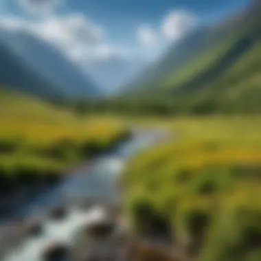 Breathtaking Altai Mountains in Summer Scenic view of Altai mountains during summer