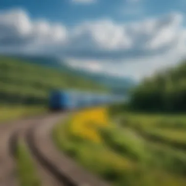 Scenic Train Route from Moscow to Samara Train journey showcasing Russian landscapes