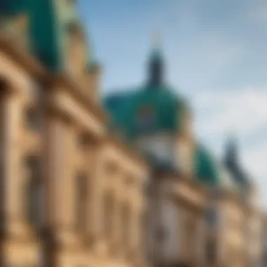Vienna's Architectural Splendor A scenic view of Vienna's historic architecture