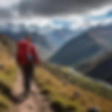 A traveler exploring the Andes mountains in Venezuela