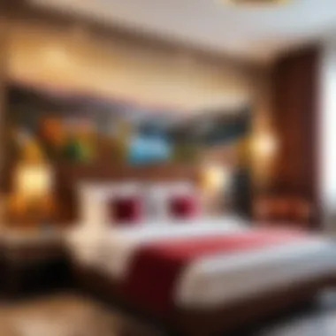 Luxurious guest room at Trip Hotel with elegant decor and amenities