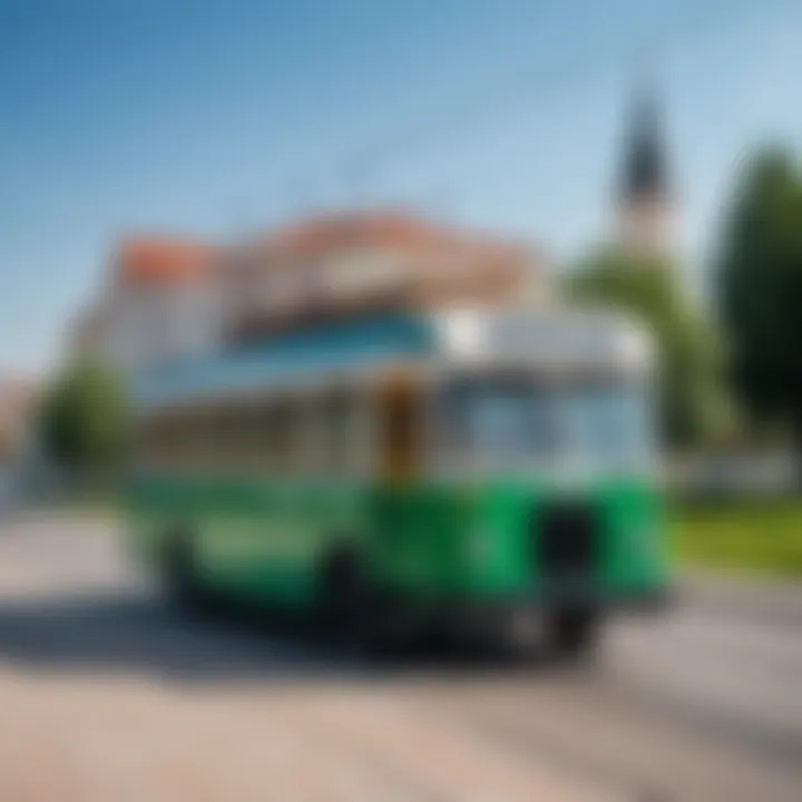 Passengers enjoying a scenic ride on Trolleybus 2