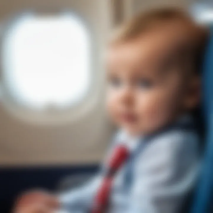 Safety tips for traveling with infants on an airplane