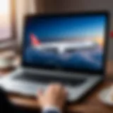 Turkish Airlines Website Interface Overview of Turkish Airlines official website interface