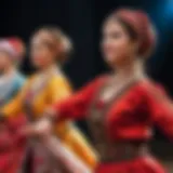 Vibrant cultural performance showcasing traditional Turkish dance