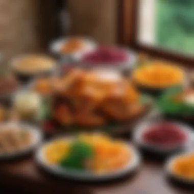 Savor the Flavors of Turkey A beautifully arranged table of traditional Turkish delicacies