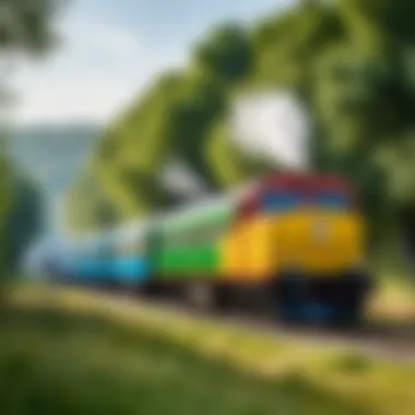 Interactive features on the official website of the children's railway