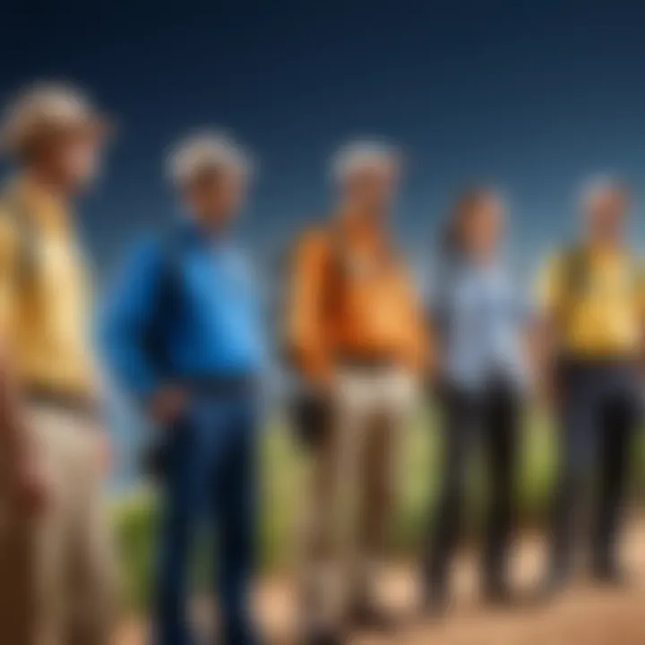 Different types of tour operators displayed