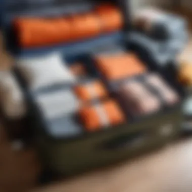 Organizing Luggage for Efficiency Traveler organizing luggage
