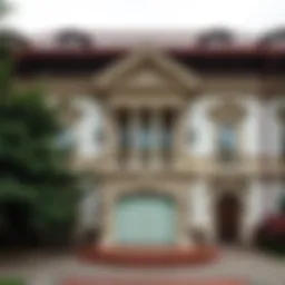 Architectural details of Villa Teresa